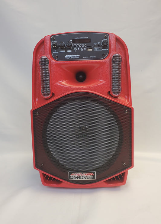 MaxPower 8" Party Speaker (Red)