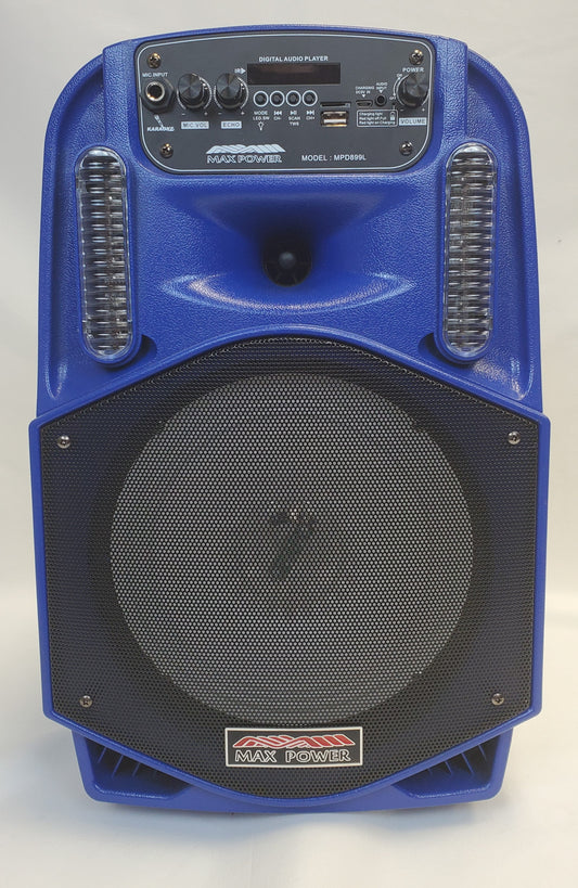 MaxPower 8" Party Speaker (Blue)